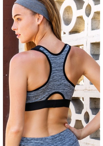 Gri Hamile (Yoga-Fıtness-Pilates-Koşu) Sporcu Tayt Alt Üst Takım