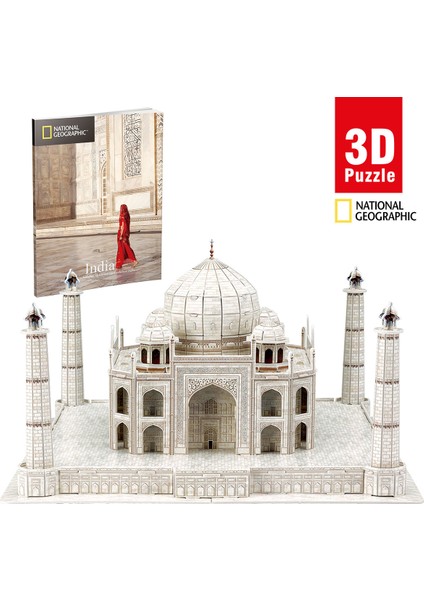 Cubic Fun National Geographic Serisi Taj Mahal 3D Puzzle