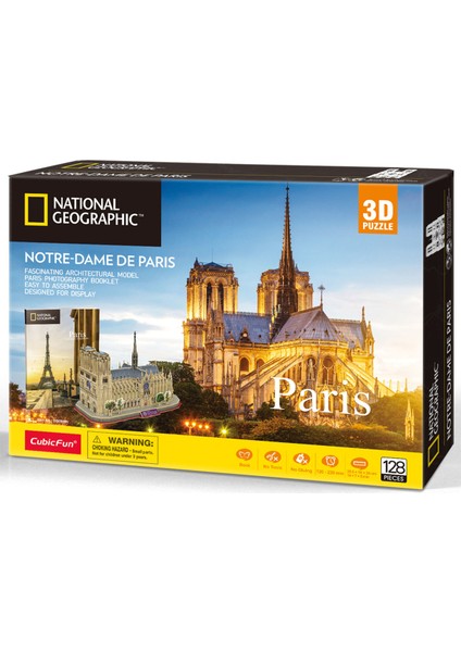 National Geographic Serisi Notre Dame De Paris 3D Puzzl