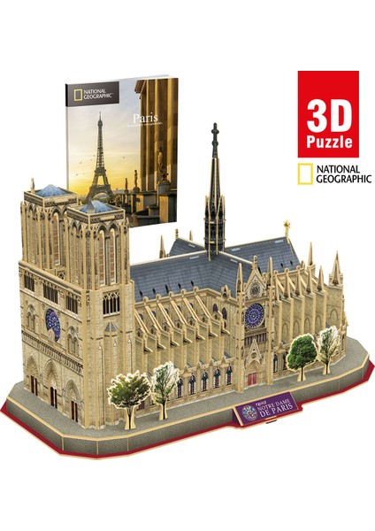 National Geographic Serisi Notre Dame De Paris 3D Puzzl