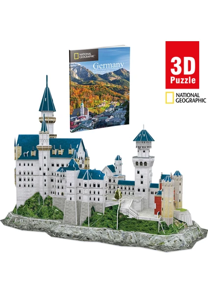 Cubic Fun National Geographic Serisi Neuschwanstein Kalesi 3D Puz