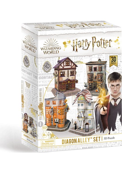 Harry Potter Diagon Yolu (4 Bina) 3D Puzzle