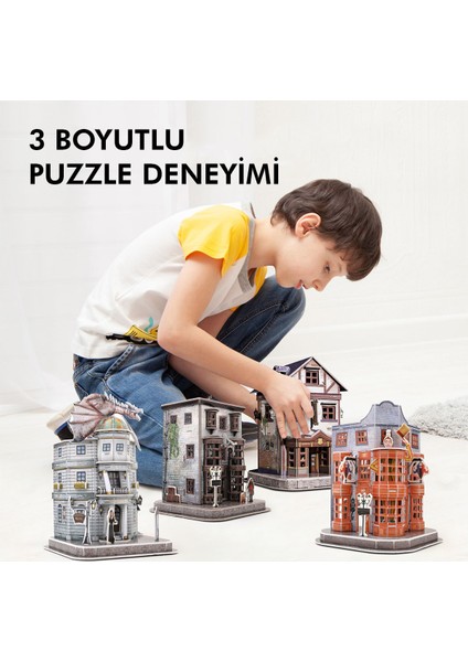 Harry Potter Diagon Yolu (4 Bina) 3D Puzzle