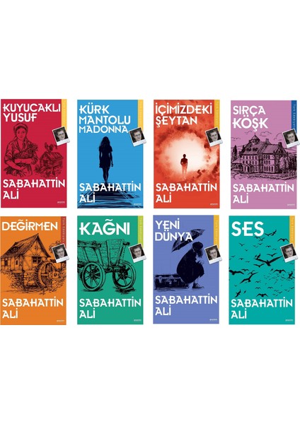 Sabahattin Ali Seçme Eserleri (8 Kitap) Kutulu