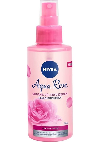 Awua Rose Gül Suyu Içeren Nemlendirici Yüz Spreyi 150 ml