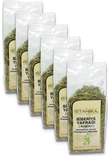 t 6 Lı Biberiye Yaprağı (Kuşdili) 6 x 80 gr Taptaze