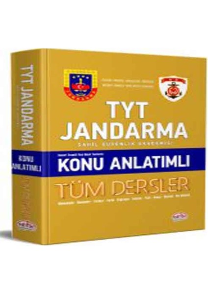 TYT - Jandarma Sahil Güvenlik Akademisi Konu Anlatımlı Tüm Dersler