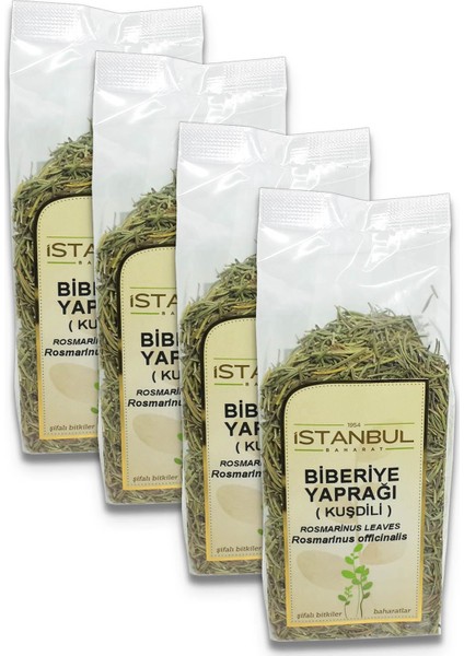 t 4 Lü Biberiye Yaprağı (Kuşdili) 4 x 80 gr Taptaze