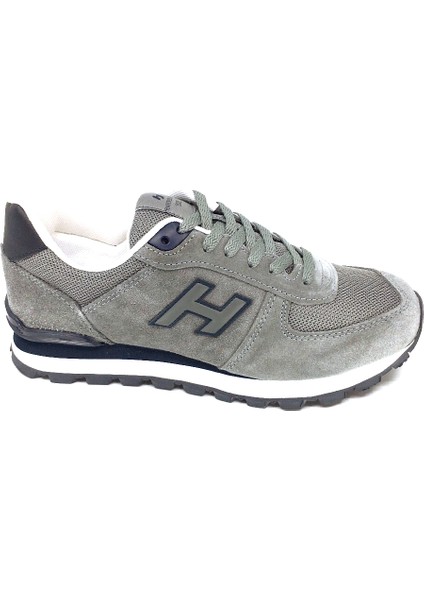 Hammerjack Peru 102-19250 Gri Süet Deri Sneakers Ayakkabı