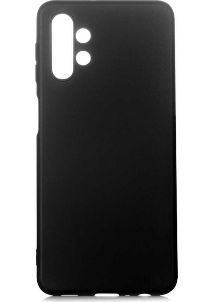 Samsung Galaxy A32 5g Kılıf Premier Silikon Mat Koruma+Nano Glass Siyah