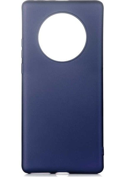 Huawei Mate 40 Pro Kılıf Mat Soft Premier Silikon Lacivert