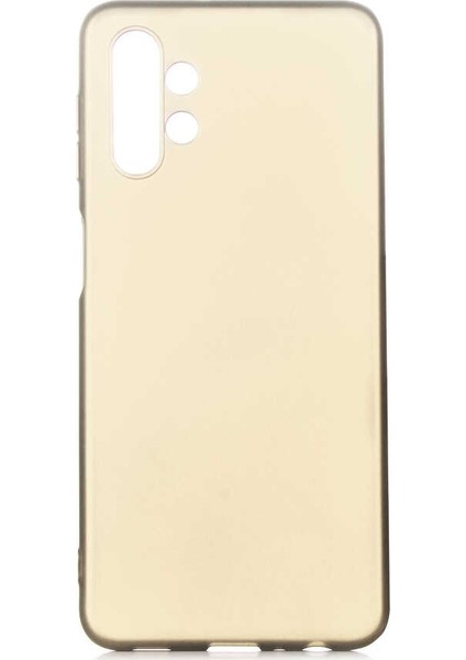 Samsung Galaxy A32 5g Kılıf Premier Silikon Mat Koruma+Nano Glass Gold