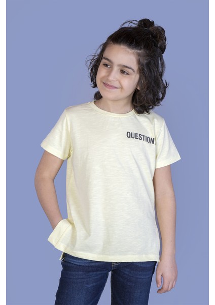 Erkek Çocuk Göğsü Nakışlı T-shirt