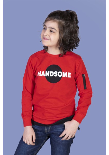 Erkek Çocuk Handsome Baskılı Sweatshirt