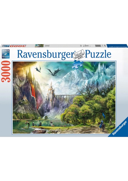 3000 Parça Puzzle Reign Of Dragons 64622