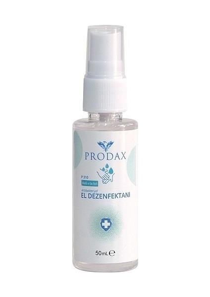 Prodax Alkol ve Qac Bazlı El Dezenfektanı (Solüsyon) 50 Ml. Sprey Standlı - 36 Adet