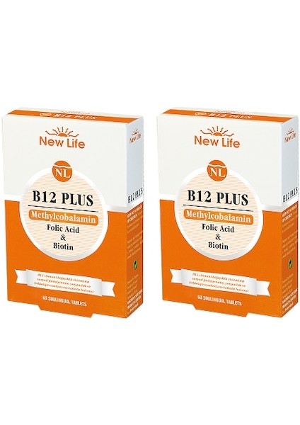 New Life B12 Plus 60 Tablet 2 Adet