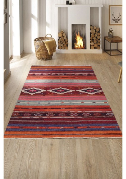 Angora Home  Vega Dekoratif Yeni Nesil Kilim4005 80 x 300 Dikdörtgen