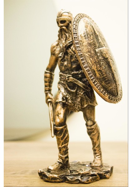 Kuzeyli Savaşçı Viking Biblo Bronz Özel Tasarım Heykel Ev Dekor modelleri
