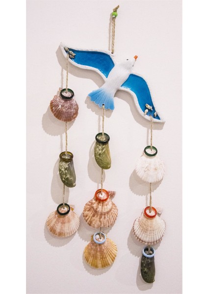 Deniz Kabuklu Martı Duvar Balkon Bahçe Süsü Ev Dekor fiyatları