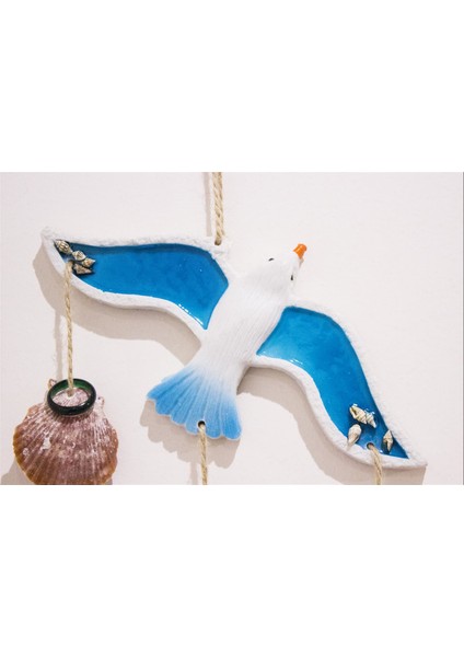 Deniz Kabuklu Martı Duvar Balkon Bahçe Süsü Ev Dekor modelleri