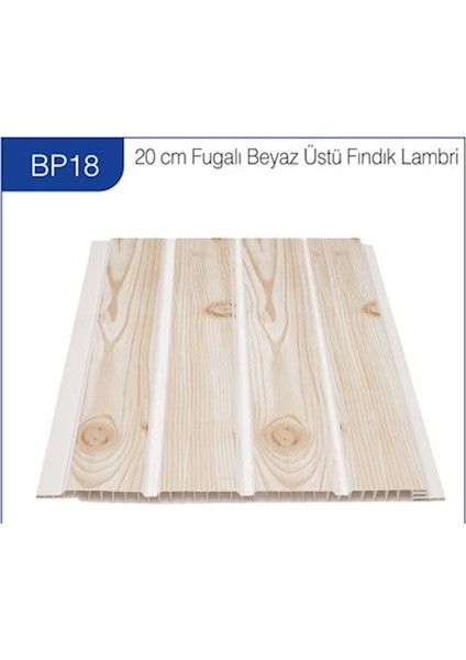 Pvc Tavanlık Plastik Tavan ve Duvar Lambri Fugalı Tavan Lambri 200CM