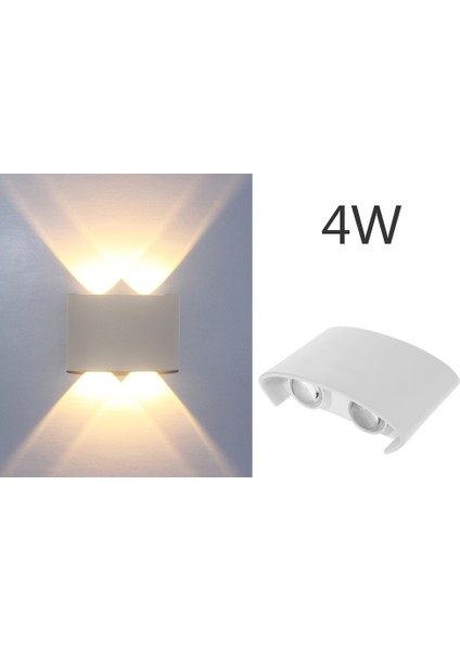 AC85-265V Modern Duvar Aplik Işıklar Led Aşağı Monte Sıcak Beyaz 4W (Yurt Dışından) fiyatları