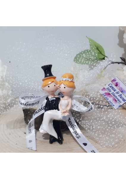 30 Adet Gelin Kuçakta Biblo Nikah Şekeri