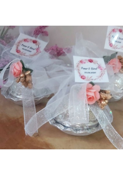 30 Adet Kubbeli Metal Küçük Lokumluk Söz Nişan Liği fiyatları