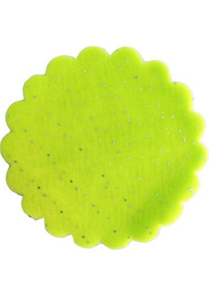 Organze Taşlı 22 cm Su Yeşili P100