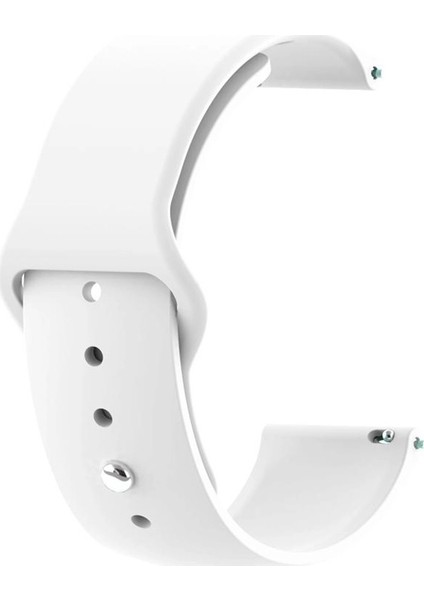 Xiaomi Mi Watch Revolve Kordon Mat Silikon Beyaz