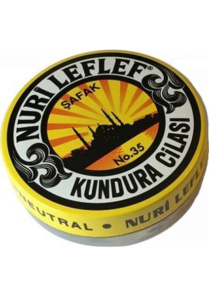 Nuri Leflef Kundura Ayakkabı Cilası No: 35 Renksiz 95 Ml.