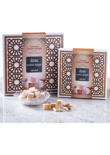 Divan Gurme Türk Lokumu - Bademli Lokum 500 gr