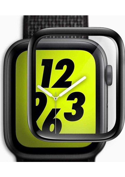 Apple Watch 44mm Full Yapışan Ekran Koruyucu Siyah fırsatları