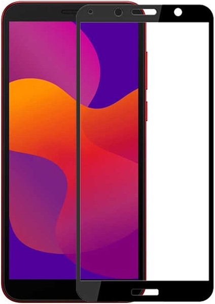 Huawei Y5P Full Kapatan Tam Koruma Siyah