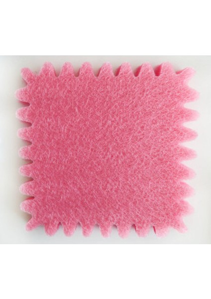 Organze Fileli Kare 24 cm Pembe P100