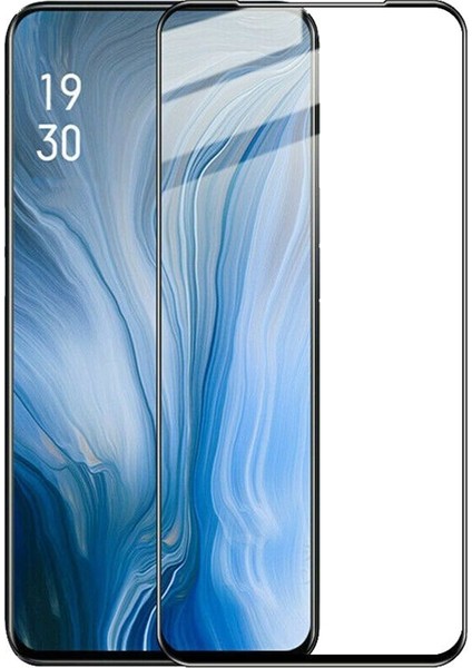 Oppo Reno 2z Full Kapatan Fiber Nano Ekran Koruma Siyah