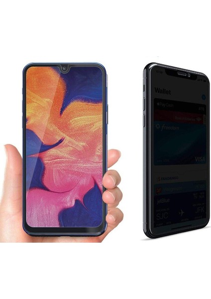 Samsung Galaxy A70 Privacy Gizlilik Filtreli Hayalet Cam Siyah fırsatları