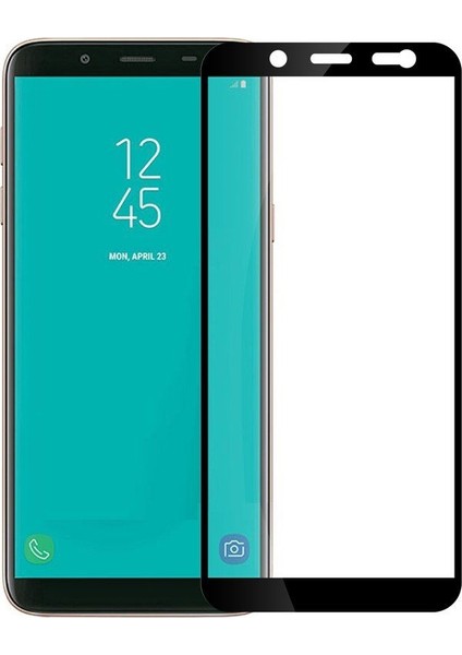 Samsung Galaxy J8 Full Kapatan Cam Siyah