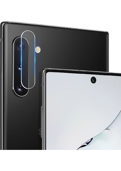 Samsung Galaxy Note 10 Plus Kamera Lens Koruyucu Cam Şeffaf