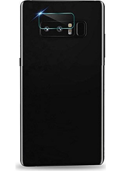 Samsung Galaxy Note 8 Kamera Lens Koruyucu Cam Şeffaf
