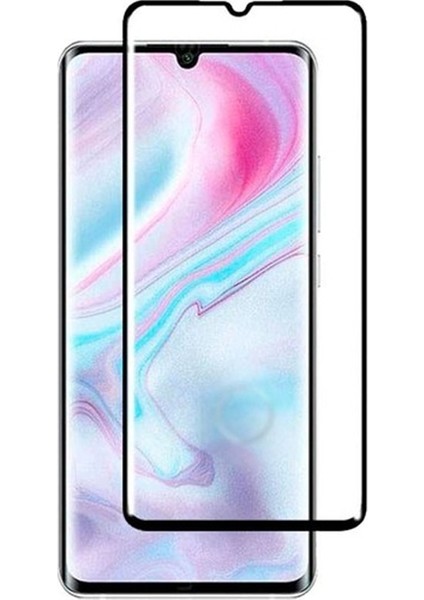 Xiaomi Mi Note 10 Lite Full Kapatan Fiber Nano Ekran Koruma Siyah