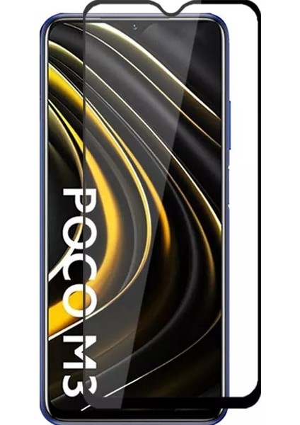 Xiaomi Poco M3 Full Kapatan Fiber Nano Ekran Koruma Şeffaf