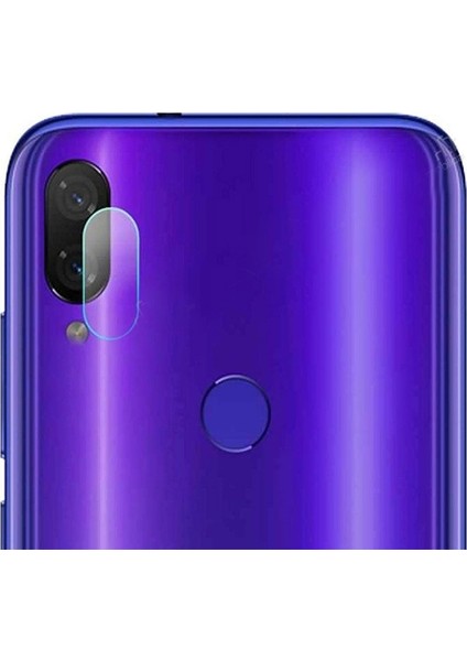 Xiaomi Redmi Note 7 Kamera Lens Koruyucu Cam Şeffaf