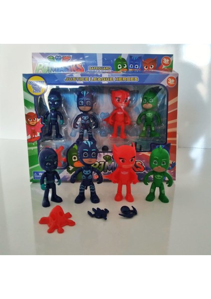 Pj Masks Pj Maskeliler 4 Figürlü Set