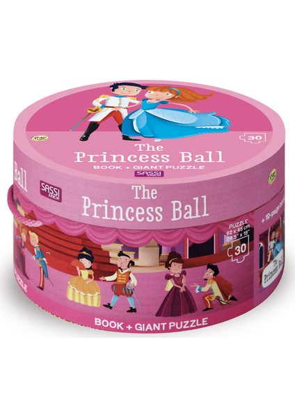 Sassi Junior Yuvarlak Kutulu Puzzle // The Princess Ball (30 Parça)