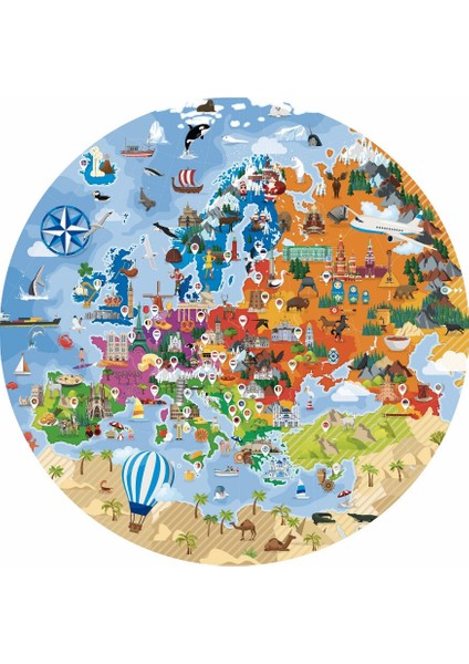 Puzzle // Europe (210 Parça)
