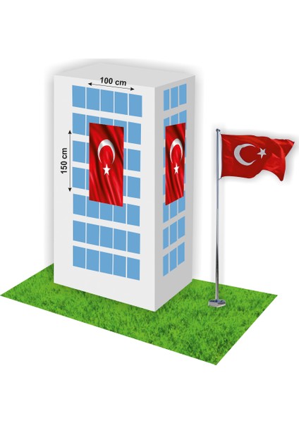 Türk Bayrağı Tek Kat Raşel Kumaş 100 x 150 cm fiyatları