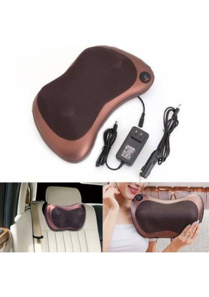 Çift Yönlü Dönebilen Isıtmalı Masaj Yastığı Ayak Bel Boyun Sırt Vücut Omuz Masaj Aleti fırsatları