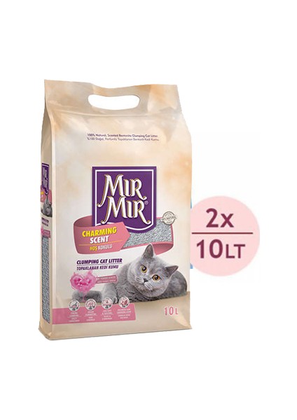 Mırmır Bentonit Kedi Kumu 2 x 10 Lt